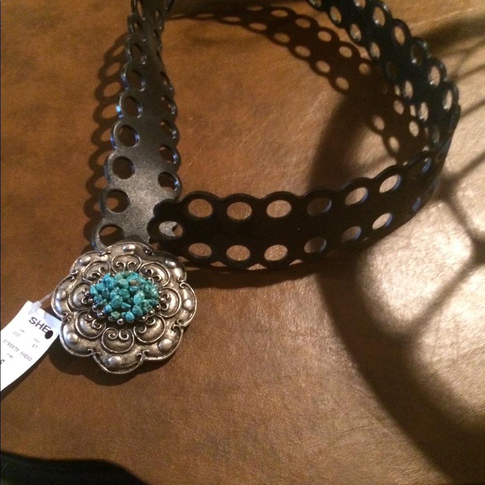 Streets Ahead Turquoise belt NWT